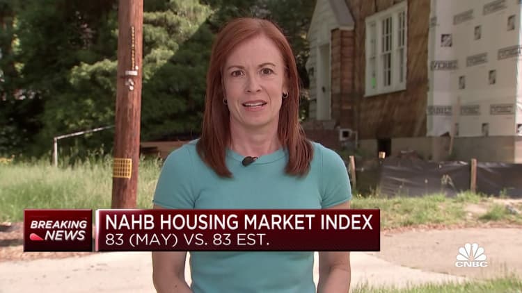 NAHB housing market index meets expectations in May