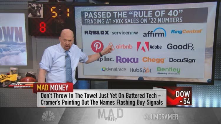 Jim Cramer: Cloud stocks that pass the 'Rule of 40' strategy