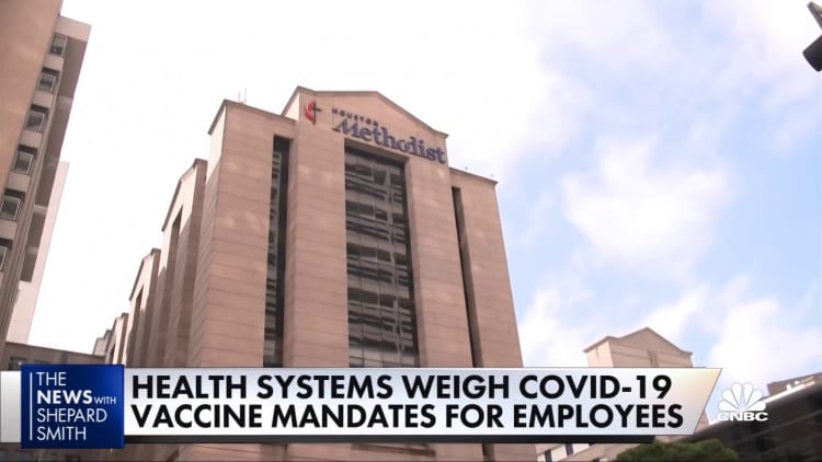 Health systems weigh Covid-19 vaccine mandates for employees