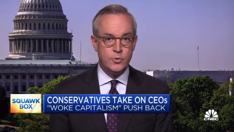 Conservatives push back on CEOs with 'woke capitalism' campaign