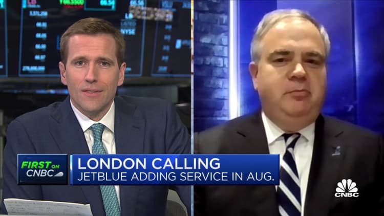 JetBlue CEO on London flights: We're going to level the playing field