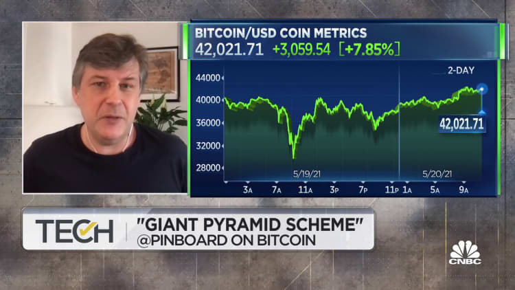 Bitcoin is 'a giant pyramid scheme,' says Pinboard founder