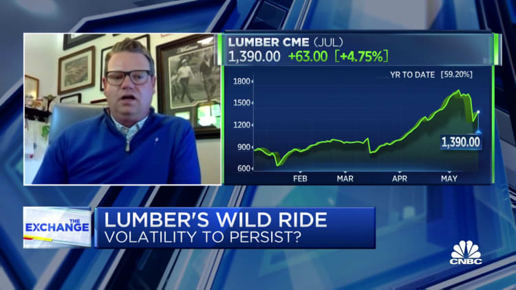 Expect lumber volatility to continue, according to Sherwood Lumber COO