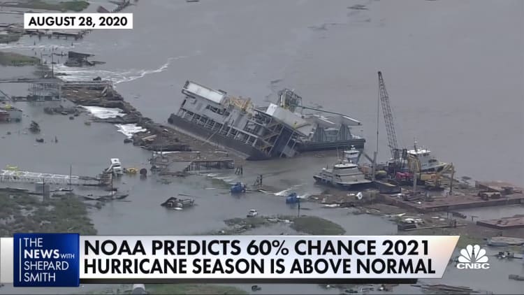 NOAA calls for above normal hurricane season this year