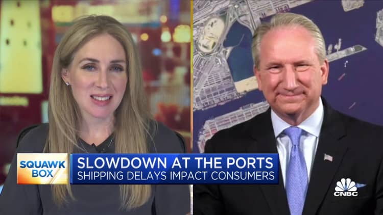 Head of the Port of Los Angeles explains shipping delays amid reopenings