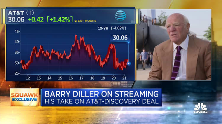 Barry Diller: AT&T is making 'the great escape' with Discovery deal
