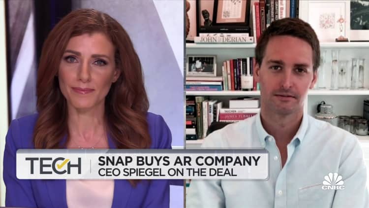 Snap CEO Spiegel on the purchase of AR hardware company WaveOptics