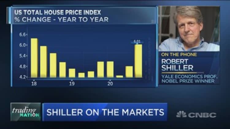 Robert Shiller: Soaring home prices, stocks and bitcoin are creating a 'Wild West' environment