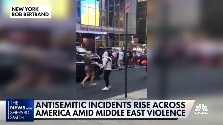 Anti-Semitic incidents rise across America amid Middle East violence