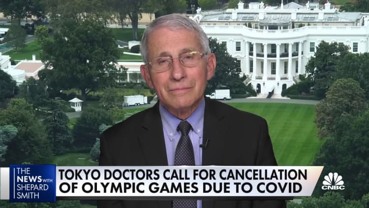 Fauci: Concerned about Olympics safety amid low vaccinations in Japan