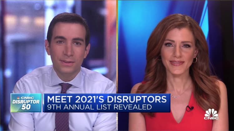 Here are the top five companies on the 2021 CNBC Disruptor 50 list