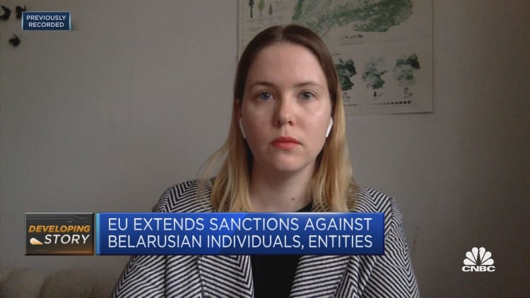 Sanctions alone will not force Lukashenko to leave but they do apply pressure, expert says