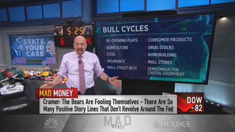 Jim Cramer sees a 'stampede' of bull cases that will help push stocks higher