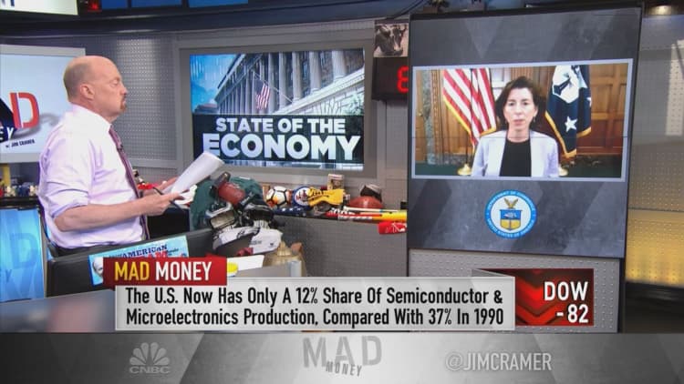 Commerce Secretary Gina Raimondo says she's confident U.S. will boost domestic chip production
