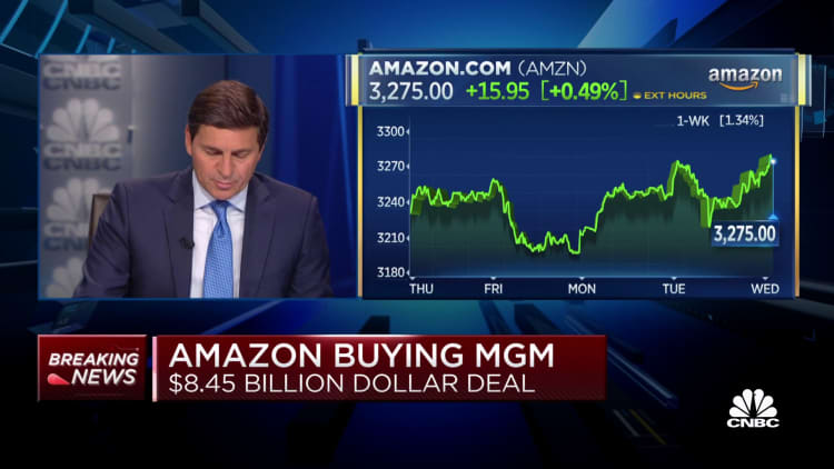 Jim Cramer on Amazon buying MGM for $8.45 billion