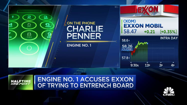 Engine No. 1's Penner accuses Exxon of trying to entrench board
