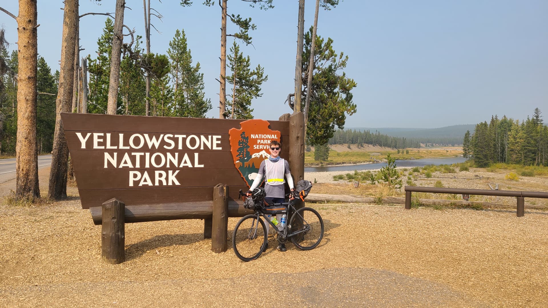 Andrew Mortensen at Yellowstone National Park