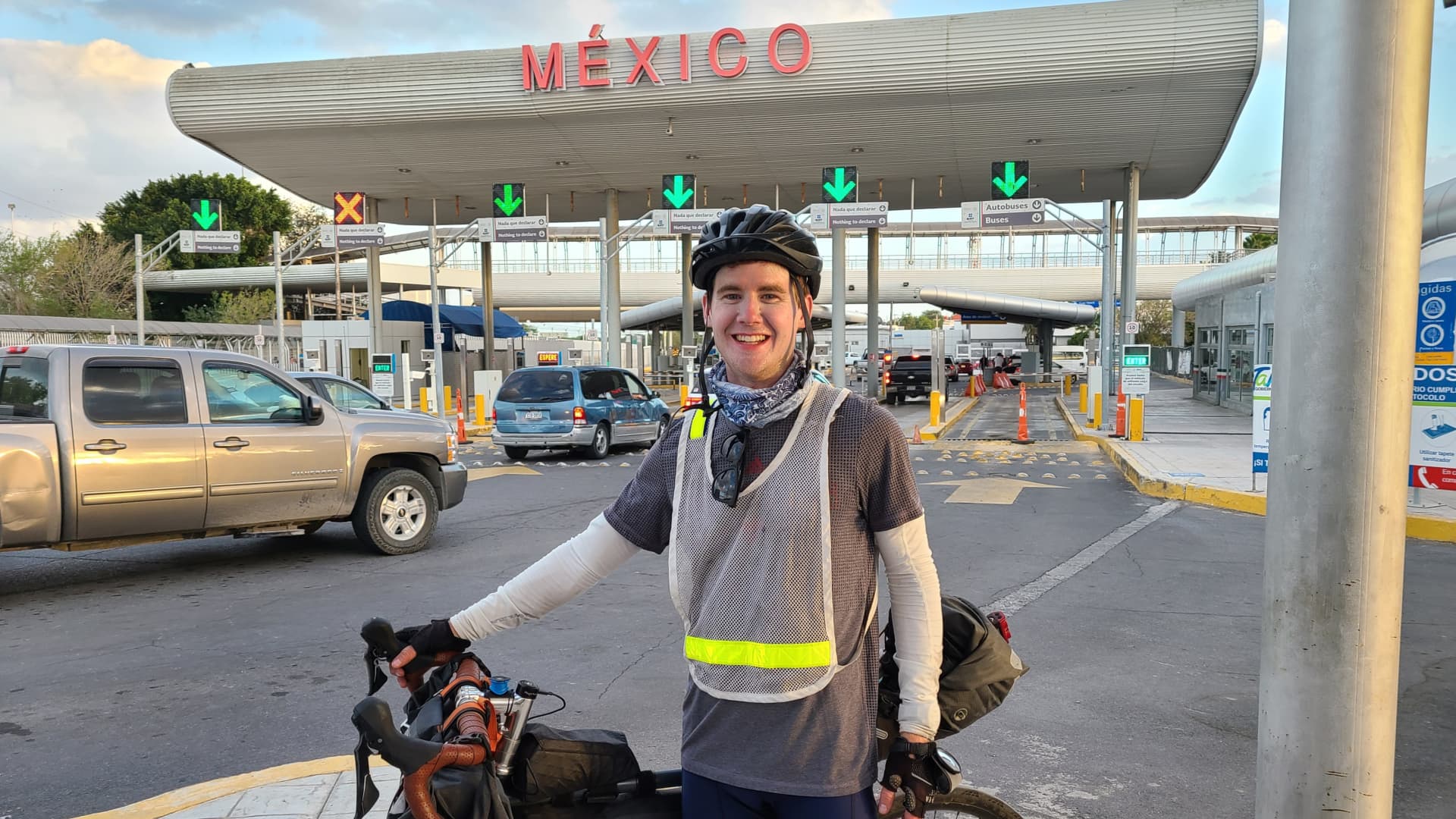 Andrew at the U.S.-Mexico border
