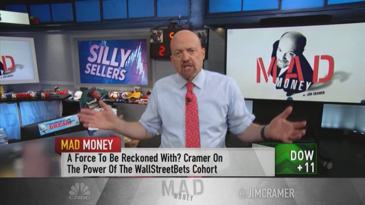 Cramer breaks down the latest jump in GameStop, AMC shares and where Reddit traders may look next