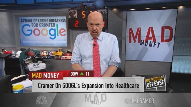 Cramer says Google's deal with hospital chain is a positive for the stock