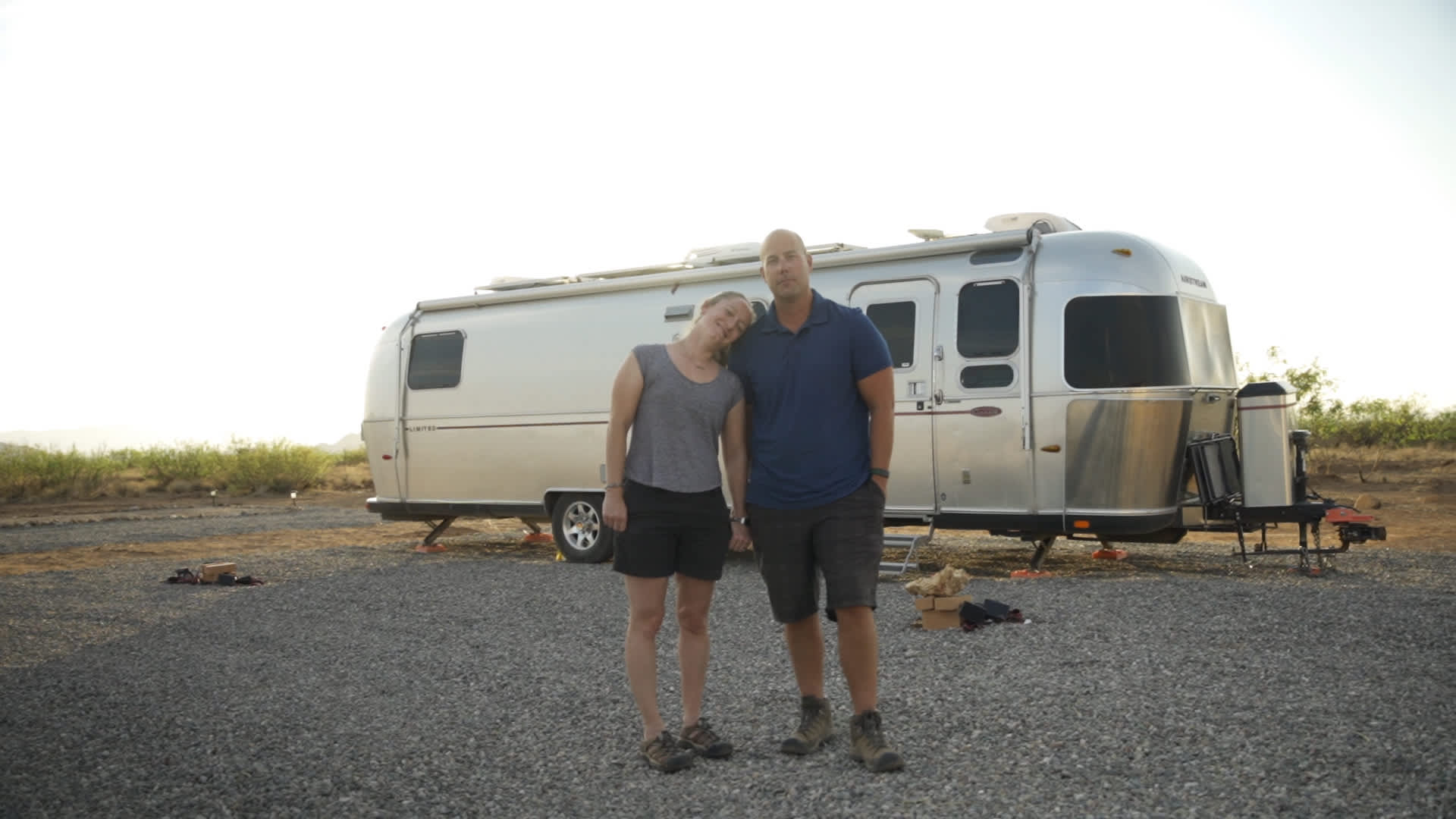 Steve and Courtney bought their 2005 Airstream for $42,000 cash and have used it to travel the country.