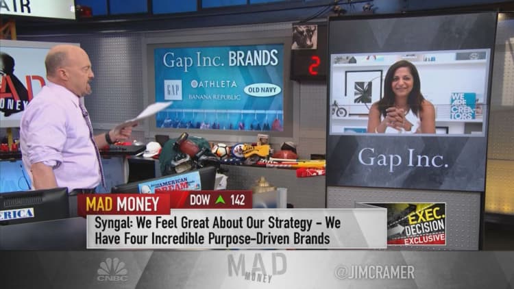 Gap CEO on Walmart partnership, performance of Old Navy brand and in-store experience