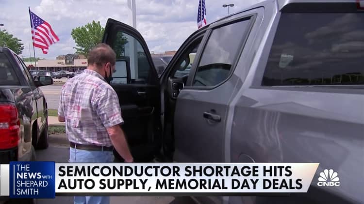 Semiconductor shortage hits auto supply, dealers not offering incentives or rebates