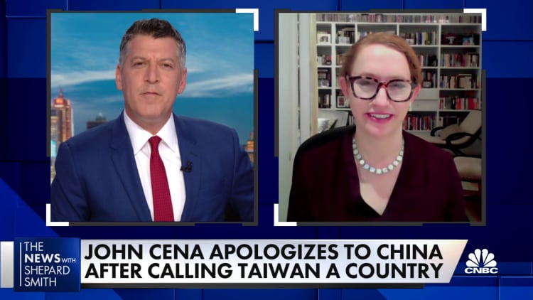 PEN America CEO Suzanne Nossel calls John Cena's China apology a "forced confession"