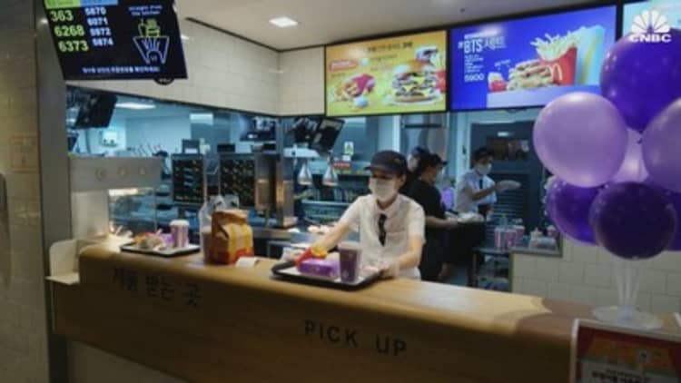 BTS fans flock to McDonald's to try the Korean pop-inspired meal