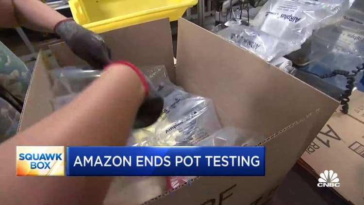 Amazon will no longer test job seekers for marijuana
