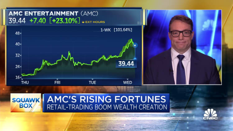 Here's how much the AMC CEO's wealth has grown amid stock surge