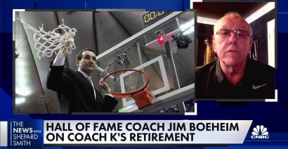 Syracuse basketball coach Jim Boeheim on Duke Coach K's retirement