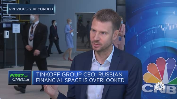 Russian financial space 'has been very overlooked,' says Tinkoff Group CEO