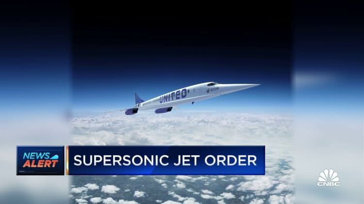 United Airlines to buy 15 ultrafast jets from start-up Boom Supersonic