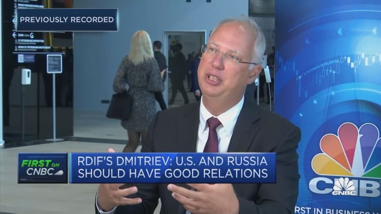 U.S.-Russia relations are like 'a falling knife' that must be caught, says RDIF CEO