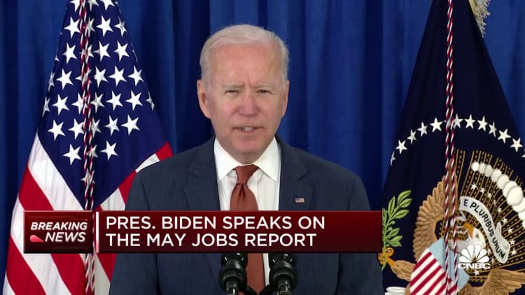 President Biden: No other economy is gaining jobs as fast as the US