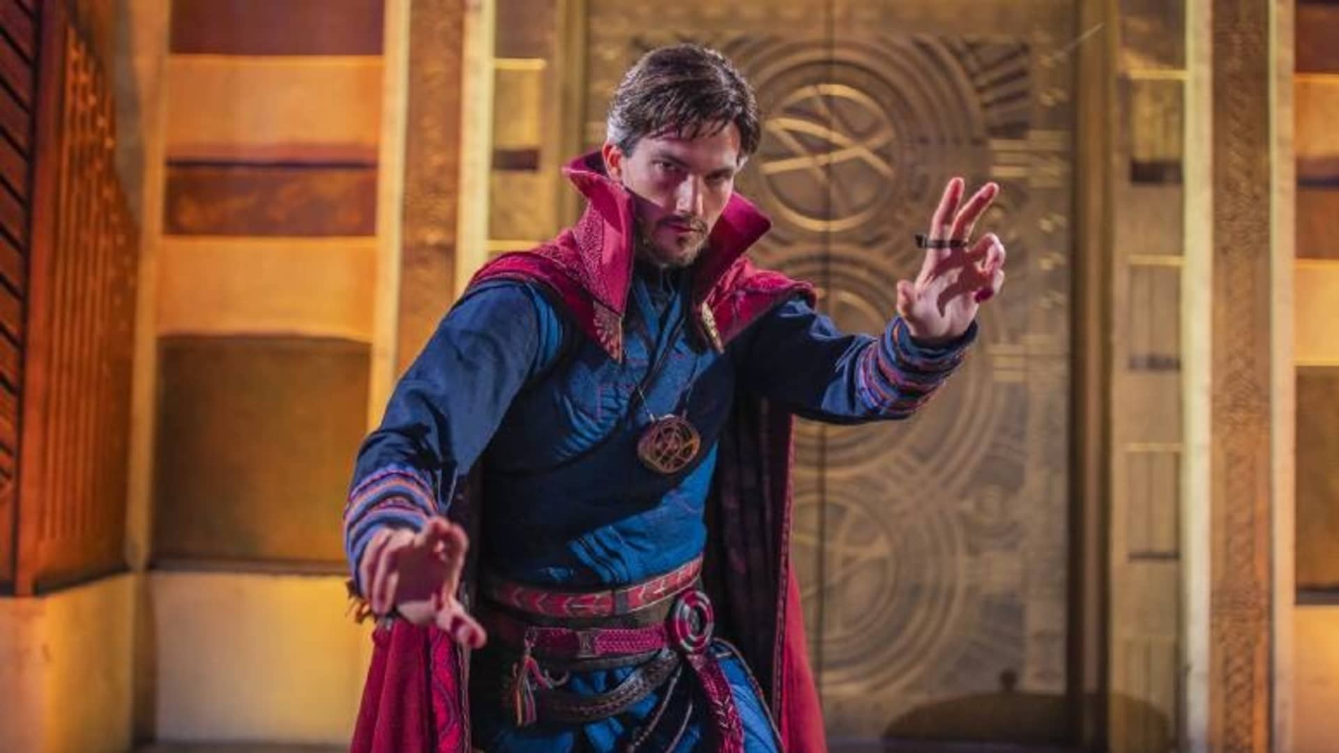 Guests may encounter the Master of Mystic Arts himself as they venture deep into Avengers Campus. From time to time, Doctor Strange steps forth through an inter-dimensional portal to engage guests with illusions, sorcery and tales to astonish from his collection of mysterious relics.