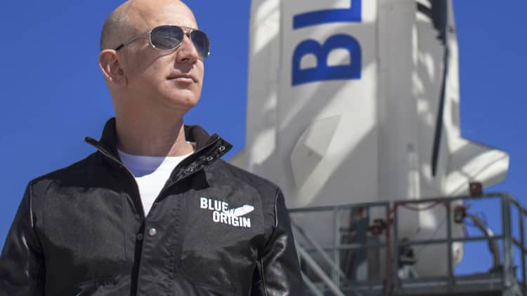 Jeff Bezos will be on Blue Origin's first human spaceflight