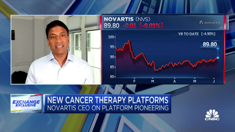 Novartis CEO talks about new cancer therapy programs