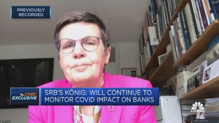 European banks remain liquid and have learned the lessons of the crisis, SRB's König says