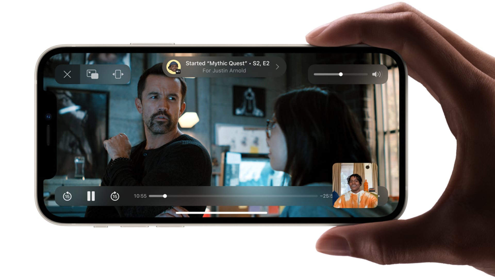 Apple iOS 15 will let you watch movies, TV shows and more with friends over FaceTime.