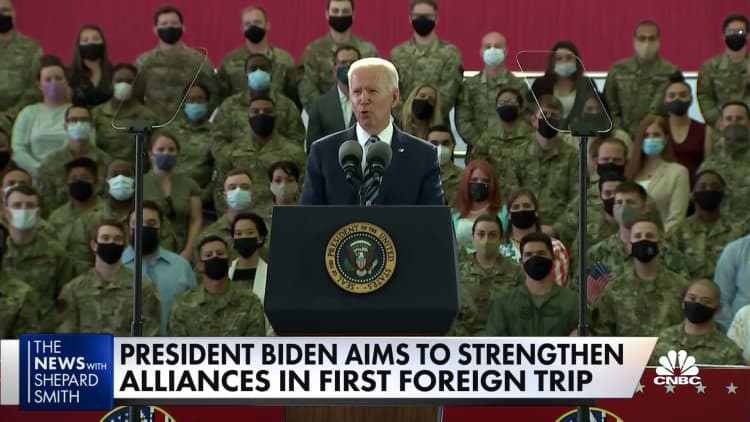 President Biden aims to strengthen alliances in first foreign trip