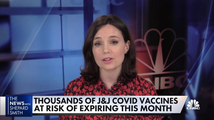Thousands of Johnson & Johnson Covid vaccines at risk of expiring this month