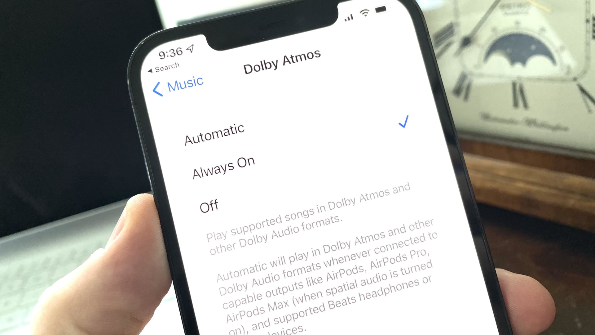 Apple Music with Dolby Atmos spatial audio
