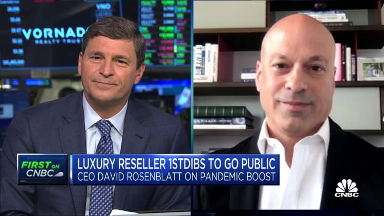 Luxury reseller 1stdibs CEO on going public, post-pandemic outlook and more