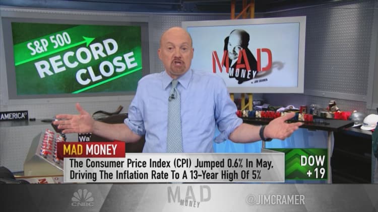 Jim Cramer reacts to red-hot inflation number: 'The market took it in stride'
