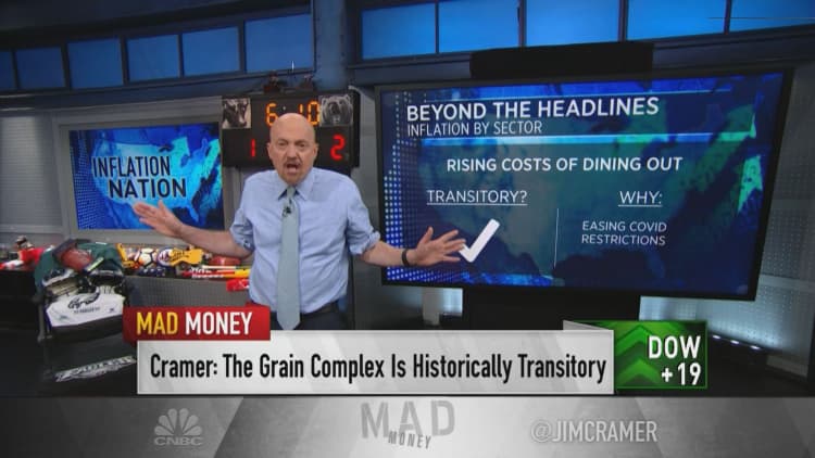 Jim Cramer breaks down numbers behind May inflation report