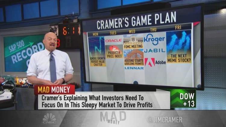Cramer's game plan for the trading week of June 14, 2021
