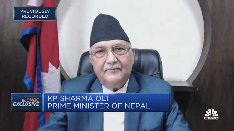 Nepal prime minister says the country's Covid situation has improved