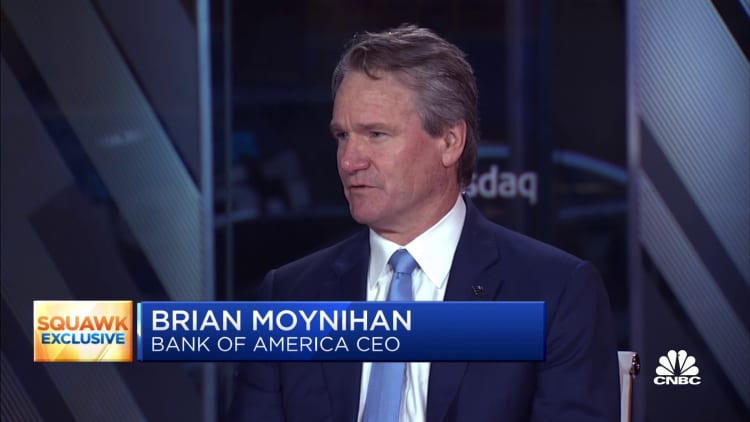 Bank of America CEO: Consumer spending has surged 20% compared to 2019